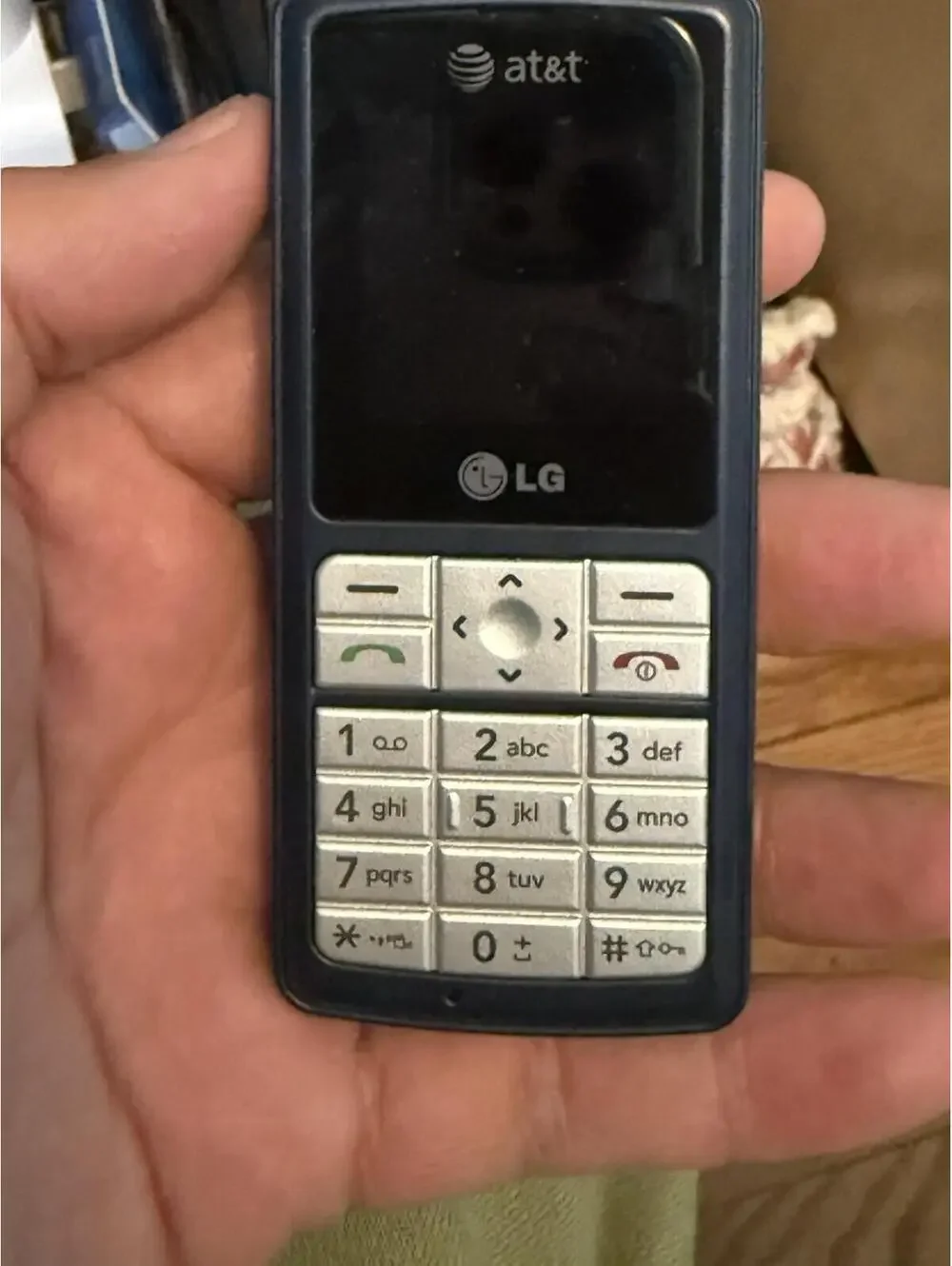 LG CG-180- Space Black (AT&T) GO PHONE ( Untested ) No Power Cord